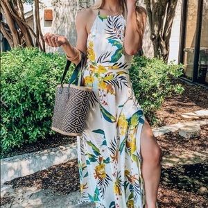 Two piece skirt and crop top set